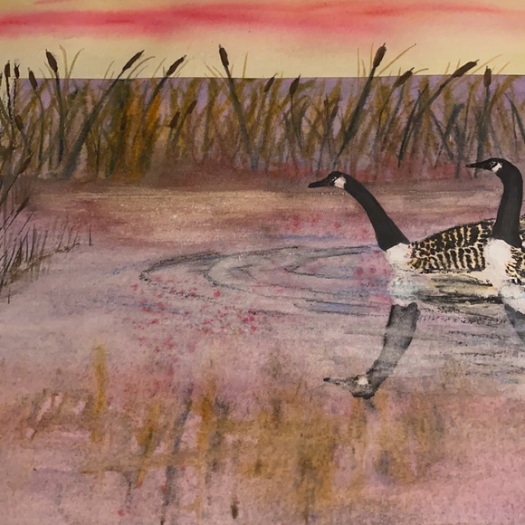 Original Watercolor 16x20 Family - Picture 5 of 6